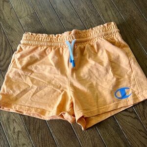 Champion Peach Shorts with Blue Details